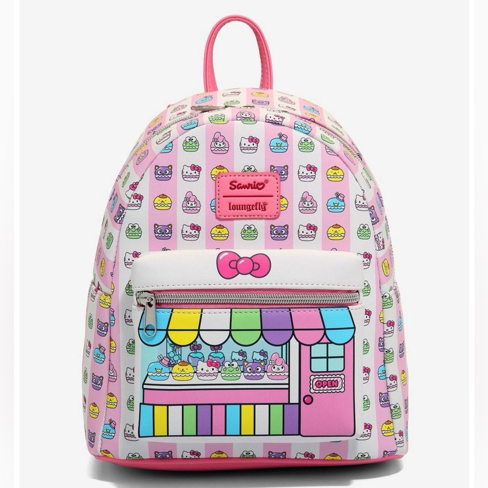 NWT HELLO KITTY MACARON mini backpack LOUNGEFLY sanrio FRIENDS